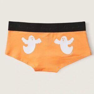 NWT! Victoria Secret PINK Halloween Logo Shorties Boyshort
